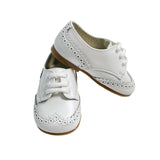 Scarpe Primi Passi Modello Francesina In Pelle Satinata Bambino RIZITOS B3215R