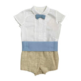 Completo Con Bermuda E Camicia Neonato DEL SUR 0283