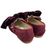 First Steps Ballerina Shoe in Patent Leather With Satin Bow Newborn White Panyno B2406