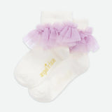 Calzini In Cotone Con Bordo In Tulle Bambina ANGEL'S FACE FRILLY