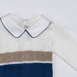 Tutina Intera In Filo Di Cotone Neonato LA SARTORIA DEI PICCOLI LT1012