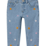 Jeans Modello Baggy Con Ricami Bambina NAME IT 13213083
