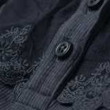 Maglia In Caldo Cotone Millerighe Con Pizzo Bambina NAME IT 13221616