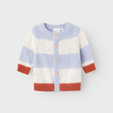Cardigan In Filo Di Cotone A Righe Neonato NAME IT 13225008