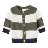 Cardigan In Filo Di Cotone A Righe Neonato NAME IT 13225008