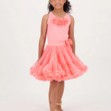 Top In Maglia Con Fiori In Organza Bambina ANGEL'S FACE OTILLE