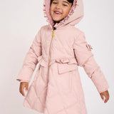 Cappotto Con Cappuccio Ed Ecopelliccia Bambina ANGEL'S FACE PEPPA