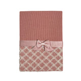 Decke aus 100 % Wolle mit Schleife und Tüll für Neugeborene NINNAOH I23COP300F