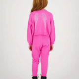 Maglione Cropped Con Ali Di Strass Bambina ANGEL'S FACE ROBERTA