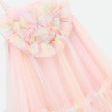 Abito Smanicato Con Tulle Bambina ANGEL'S FACE ROSHEEN