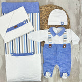 Corredino Nascita In Cotone Neonato LA SARTORIA DEI PICCOLI CORDLINO