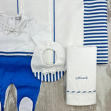 Corredino Nascita In Cotone E Lino Neonato NINNAOH CORDMARINARETTO