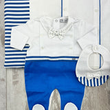 Corredino Nascita In Cotone E Lino Neonato NINNAOH CORDMARINARETTO