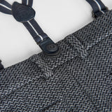 Lange Hose aus warmer Stretch-Baumwolle mit Hosenträgern für Jungen BOBOLI 717050