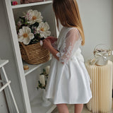 Abito Elegante Smanicato In Raso Bambina NINNAOH E24DFA14A