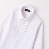 Camicia Elegante Con Plisse' Neonato SARABANDA 8089