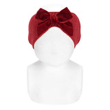 Fascia Per Capelli Con Fiocco In Velluto Bambina CONDOR 50002