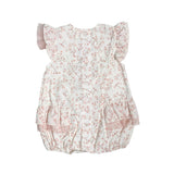 Pagliaccetto Neonata Bianco Con fiori Rosa RAPIFE 5240