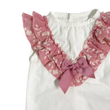 Komplette Bluse mit Baumwoll-Culottes für Mädchen Valentina Bebes KTM4