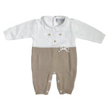 Tutina Intera In Filo Di Cotone Con Cuore Neonata I DELFI 2390H