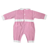 Tutina Intera In Filo Di Cotone Con Petali Neonata I DELFI 2340G