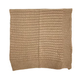 Schaldecke aus Baumwollgarn mit Zöpfen für Neugeborene WEDOBLE V2306306A