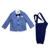 Completo 4 pz Con Giacca Elegante Neonato B1251A2