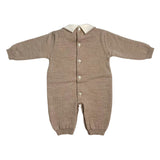 Einteiler aus 100 % Wolle mit Schaukelpferd für Neugeborene NINNAOH I23311TF