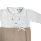 Tutina Intera In Filo Di Cotone Con Cuore Neonata I DELFI 2390H