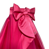 Abito Elegante Smanicato In Rasatello E Tulle Neonata PETIT 2015668