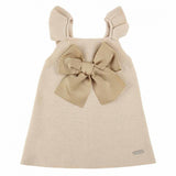 Abito Smanicato In Punto Legaccio Con Fiocco Neonata CONDOR 55736