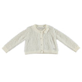Cardigan in Misto Lana Neonata Bianco Sarabanda R067 - SARABANDA - LuxuryKids