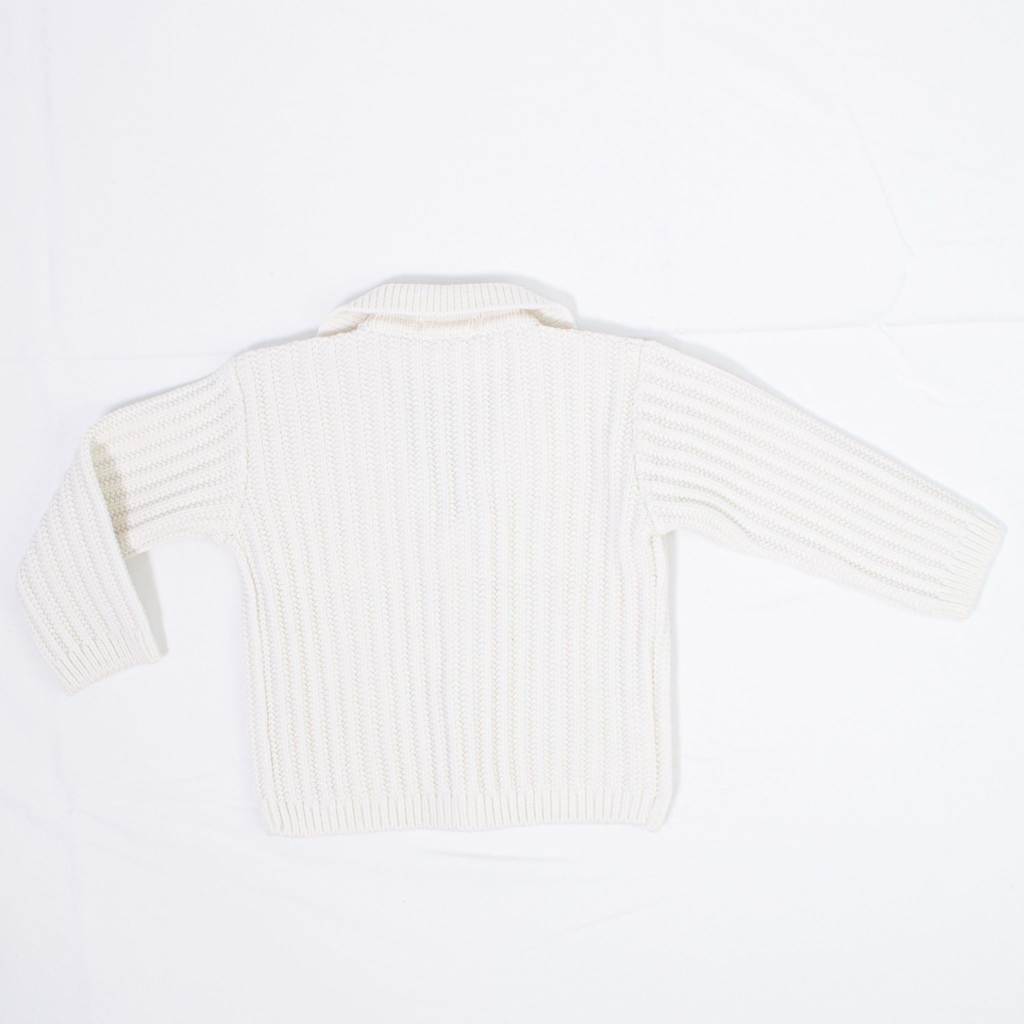 Cardigan In Misto Lana Panna Neonato Manuell&Frank MF4111I - MANUELL&FRANK - LuxuryKids