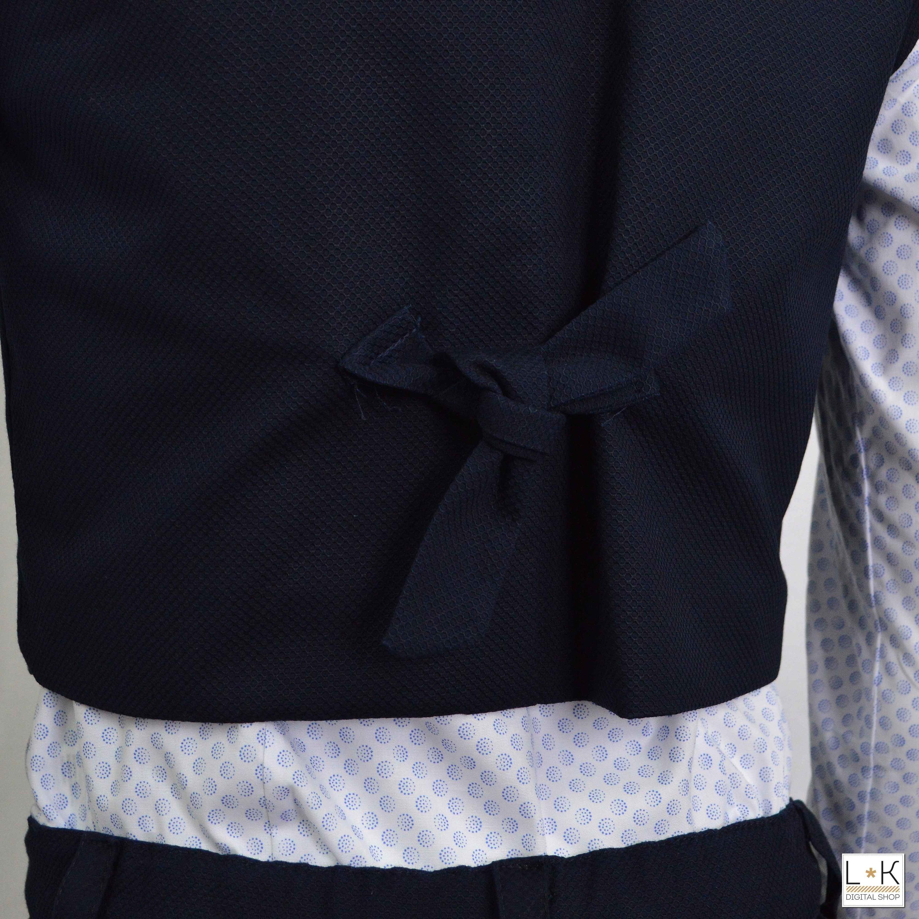 Completo 4 Pezzi Elegante Bambino Blu Bufi M10065Y1 - BUFI - LuxuryKids