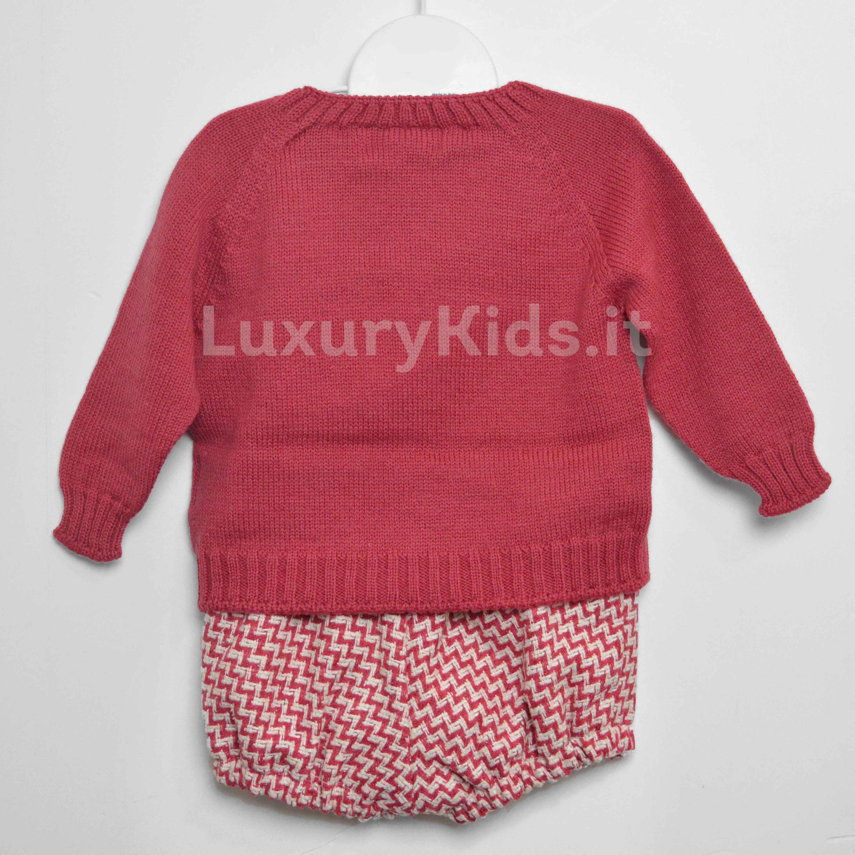 Completo elegante Neonato rosso FINA EJERIQUE O18B46H05 - Fina Ejerique - LuxuryKids