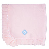Coperta Corredino In Tessuto Anallergico Rosa e Panna Neonati SARDON AM700 - SARDON - LuxuryKids