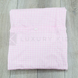 Coperta Imbottita Sfoderabile Fuxia Con Bordo A Quadretti E Fragoline Neonata TETO E TATTA CI3150 - TETO E TATTA - LuxuryKids