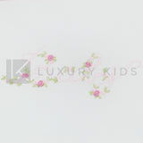 Copertina Imbottita Sfoderabile In Piquet Con Bordatura In Raso Rosa Neonata La Sartoria Dei Piccoli LC760 - LA SARTORIA DEI PICCOLI - LuxuryKids