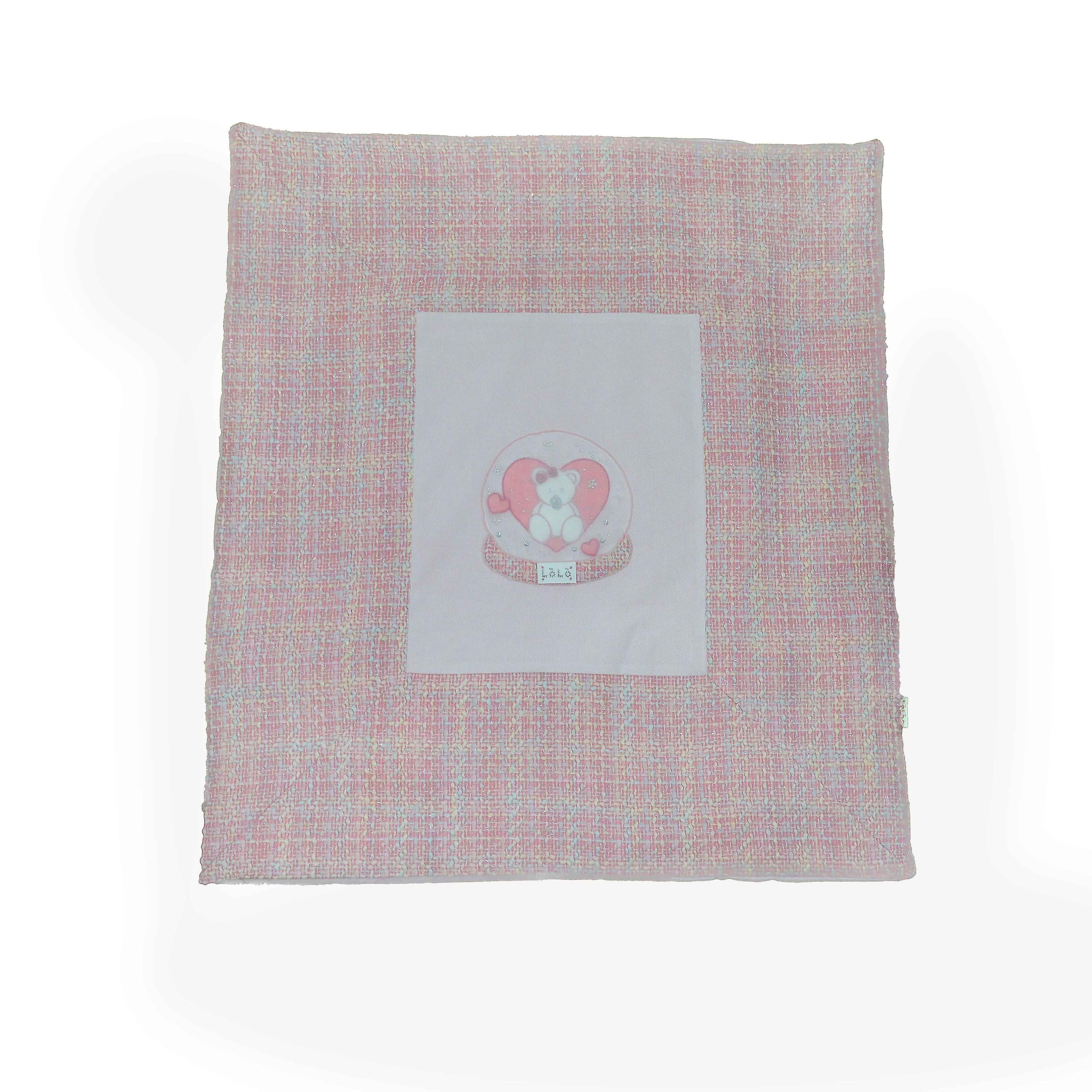 Copertina Imbottita Sfoderabile Rosa Neonata Lolo' 6118 - LOLO' - LuxuryKids