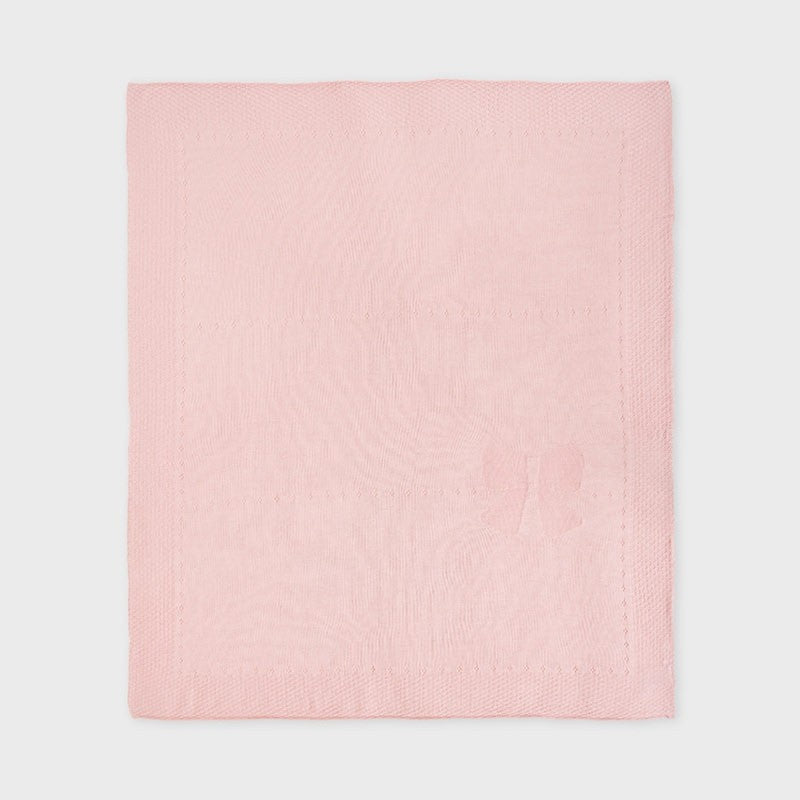 Copertina In Filo Di Cotone Corredino Nascita Rosa Neonata Mayoral 9852 - MAYORAL - LuxuryKids