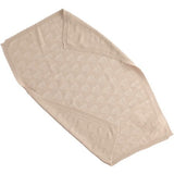 Copertina Per Carrozzina In Tricot con Cuori Ricamati Beige Neonato MINIBANDA 2330 - MINIBANDA - LuxuryKids
