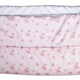 Copertina Sfoderabile In Ciniglia Bianca E Rosa Con Stampa Farfalle Corredino Invernale Neonata Ninnaoh I20COP5I - NINNAOH - LuxuryKids