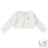 Coprispalle in Caldo Cotone Bianco Neonata Sarabanda T212W-00 - SARABANDA - LuxuryKids