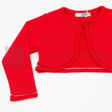 Coprispalle In Filo Di Cotone Rosso Neonata Dr Kid DK385 - DR.KID - LuxuryKids