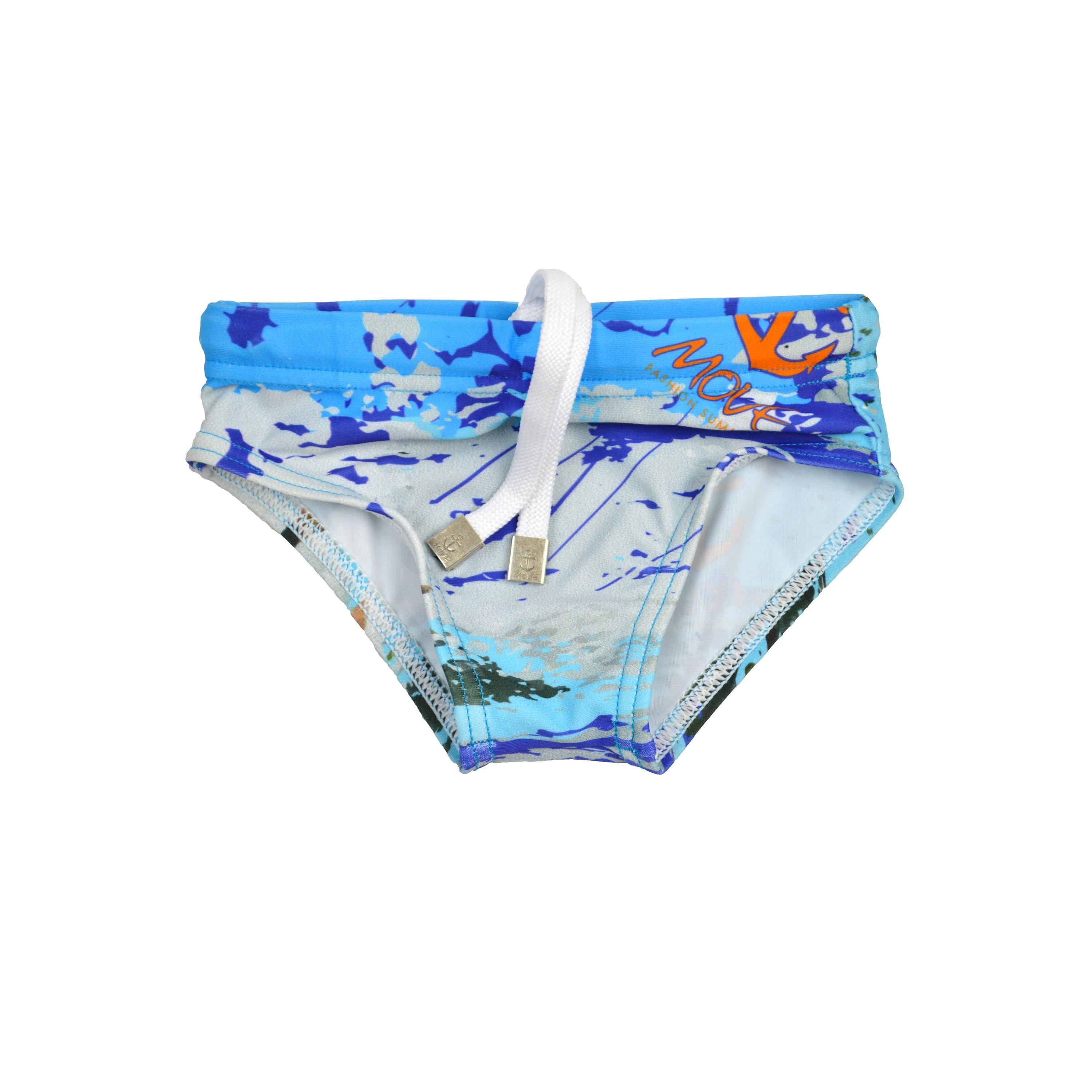 Costume Slip con Stampa Multicolour Neonato Move 101 - MOVE - LuxuryKids