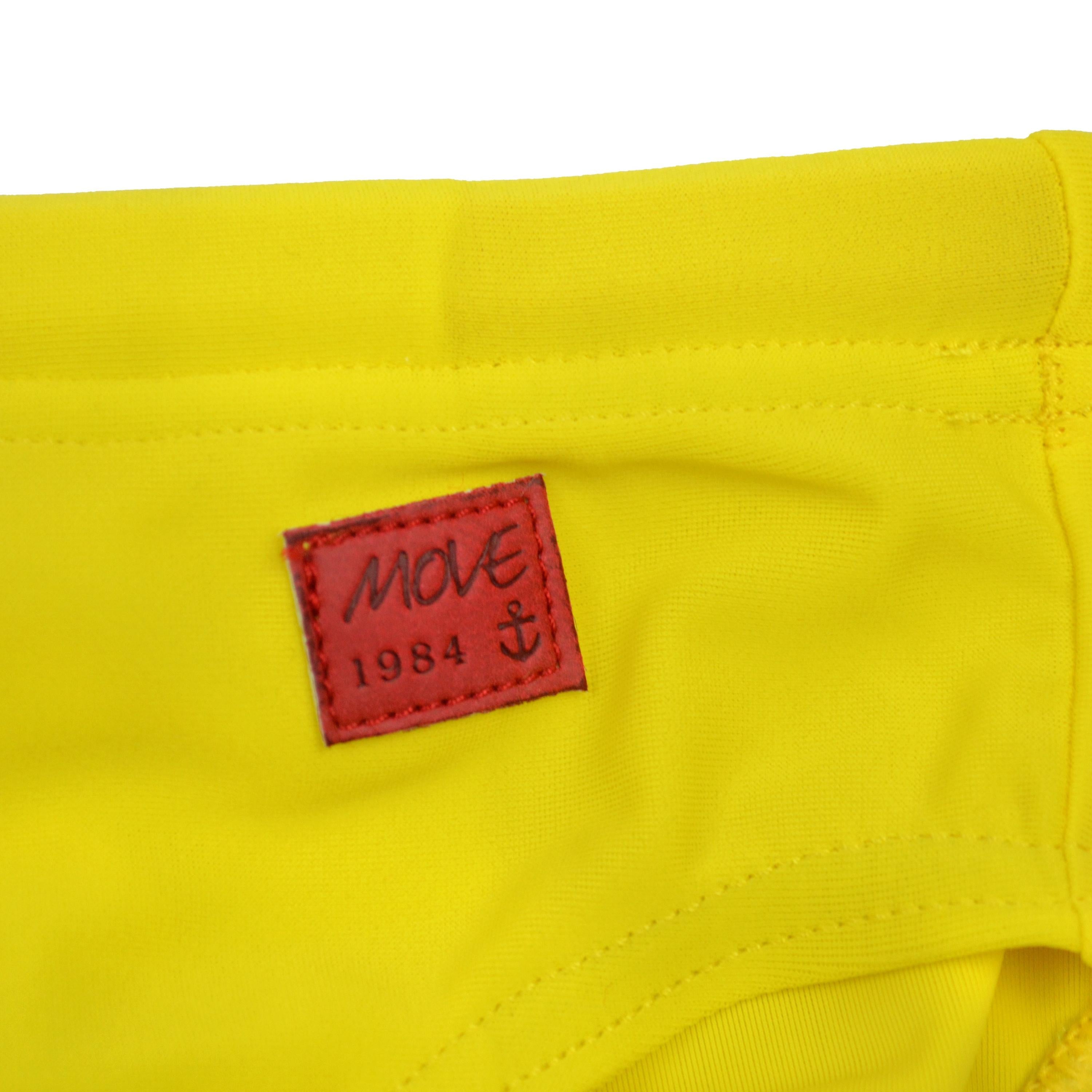 Costume Slip Giallo in Tinta Unita Bambino Move 210 - MOVE - LuxuryKids