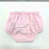 Culotte con pizzo di san gallo e fiocco per neonati  SARDON LA430 - SARDON - LuxuryKids