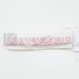 Fascia Elastica In Rasatello Di Cotone Con Fiocco Rosa Neonata La Sartoria Dei Piccoli LF760 - LA SARTORIA DEI PICCOLI - LuxuryKids