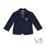 Giacca Casual in Felpa Bambino Blu Sarabanda H129 - SARABANDA - LuxuryKids