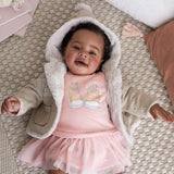 Giacca Con Cappuccio in maglia Neonata Mayoral 2304 - MAYORAL - LuxuryKids